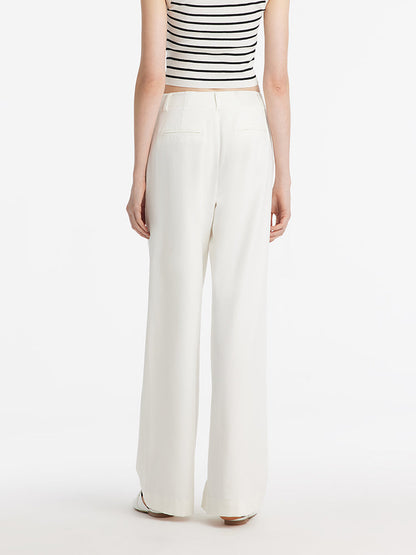 Oil-Resistant Wide Leg Full Length Women Jeans