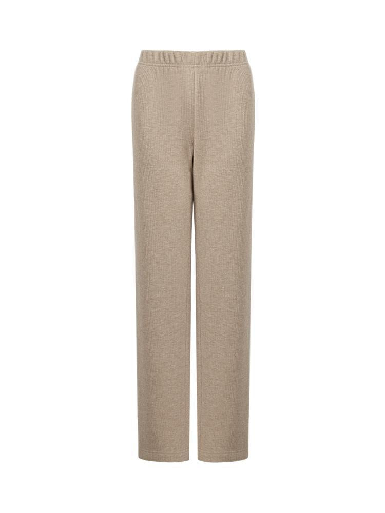 Knit Straight Full Length Pants
