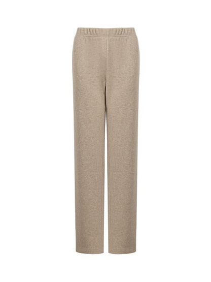 Knit Straight Full Length Pants